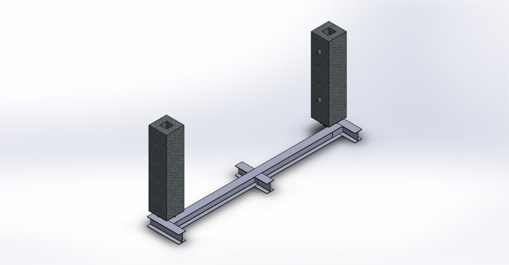 Au dessus du gel - Systeme en U