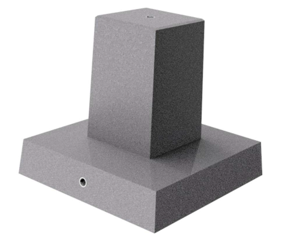 Base de béton pour piedestal